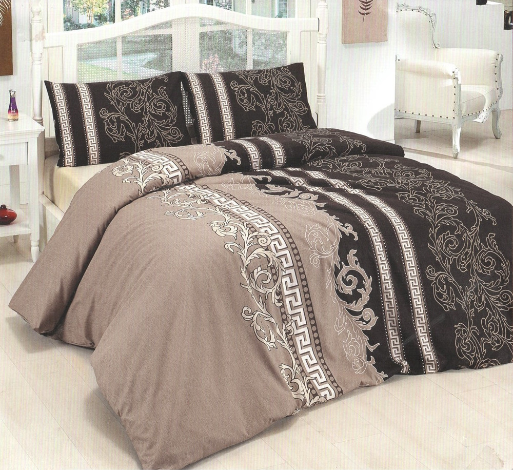 Тканина для постільної білизни Бязь "Gold" Lux "Незрівнянність вензелів" GL014