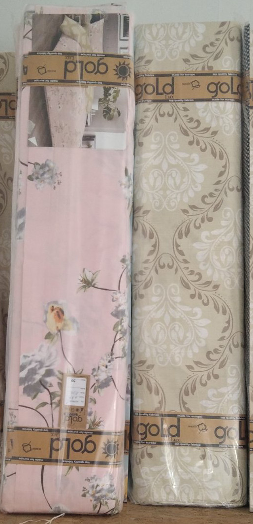 Ткань для постельного белья Бязь "Gold" Lux GL1771pink (A+B) - (50м+50м)