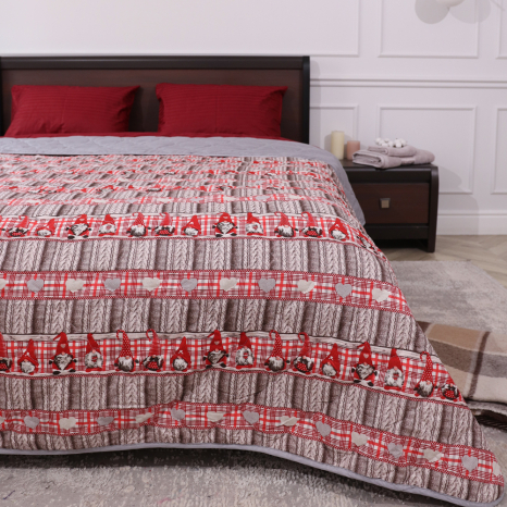 Євро стьобане покривало байка/мікрофібра №55103R