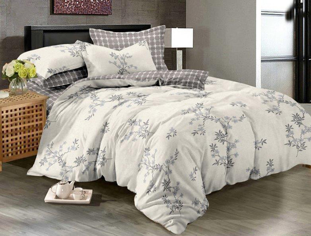 Євро-максі набір постільної білизни 200*220 із Ранфорсу №181281AB Черешенка™