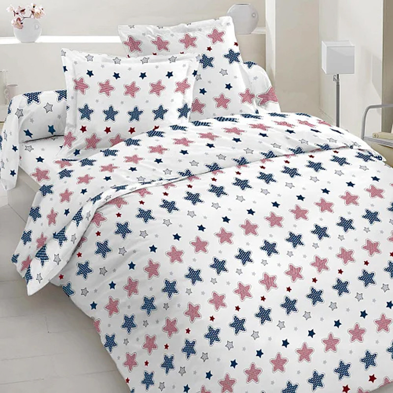 Ткань для постельного белья Бязь "Gold" Lux "Глобальные звезды" GL3967