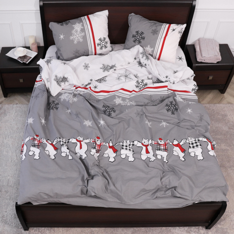 Семейный набор хлопкового постельного белья из Бязи "Gold" №157968 Черешенка™