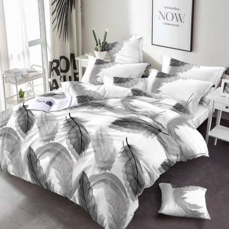 Тканина для постільної білизни Бязь "Gold" Lux GL36701white