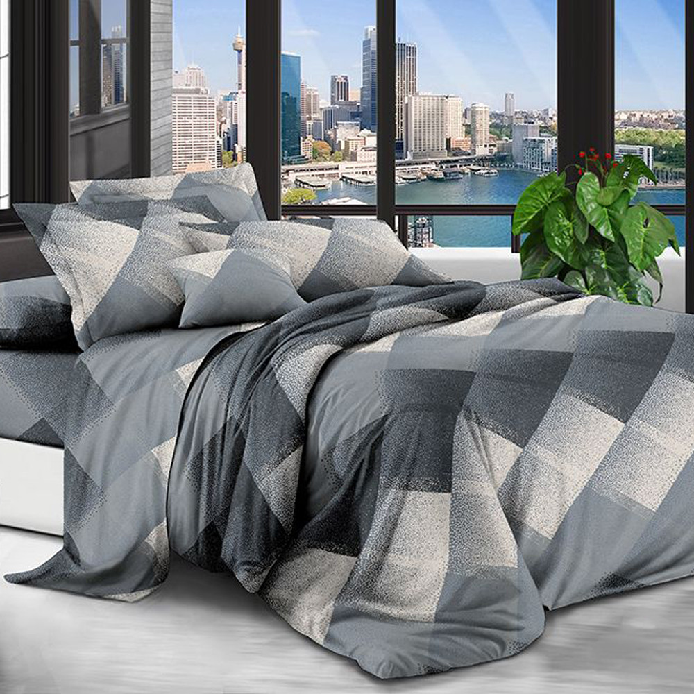 Полуторний набір постільної білизни 150*220 із полікотону №206475 Черешенька™