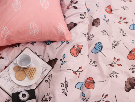 Семейный набор хлопкового постельного белья из Бязи "Gold" №151417AB Черешенка™