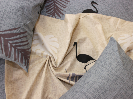 Семейный набор хлопкового постельного белья из Бязи "Gold" №154151AB Черешенка™