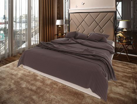 Ткань для постельного белья Страйп-сатин ST19-1012 (50м)