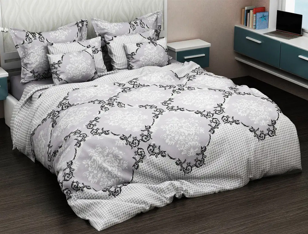 Евро макси набор постельного белья 200*220 из Бязи "Gold" №154050 Черешенка™