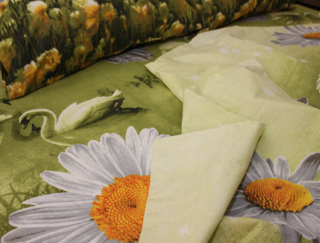 Полуторний набір постільної білизни 150*220 із Бязі "Gold" №154029 Черешенка™