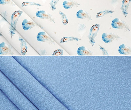 Ткань для постельного белья Ранфорс R-3395 (A+B) - (50м+50м)