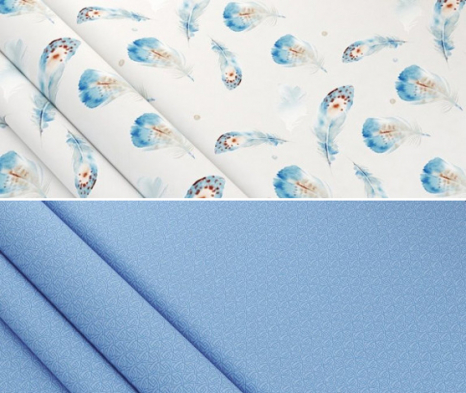 Ткань для постельного белья Ранфорс R-3395 (A+B) - (50м+50м)