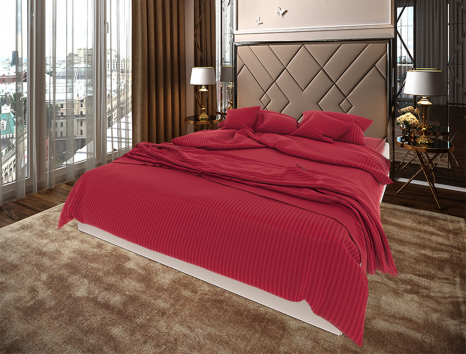 Ткань для постельного белья Страйп-сатин ST19-1840 (50м)