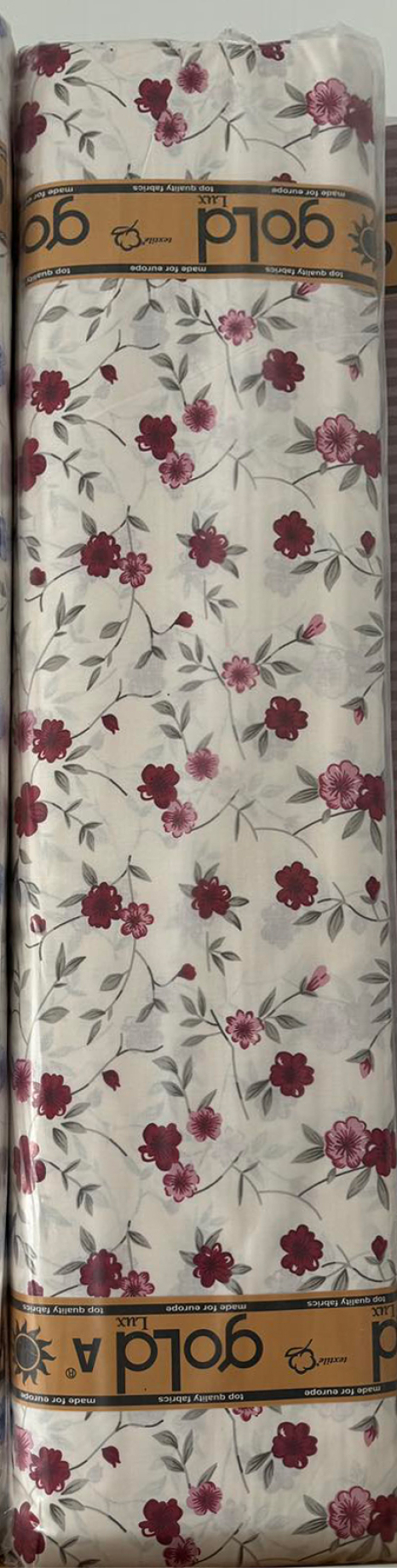 Тканина для постільної білизни Бязь "Gold" Lux GL11870red