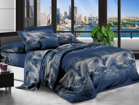 Двуспальный набор постельного белья 180*220 из поликотона №203744 Черешенка™