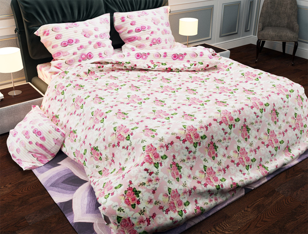 Тканина для постільної білизни Бязь "Gold" Lux GL1116 (A+B) - (50м+50м)