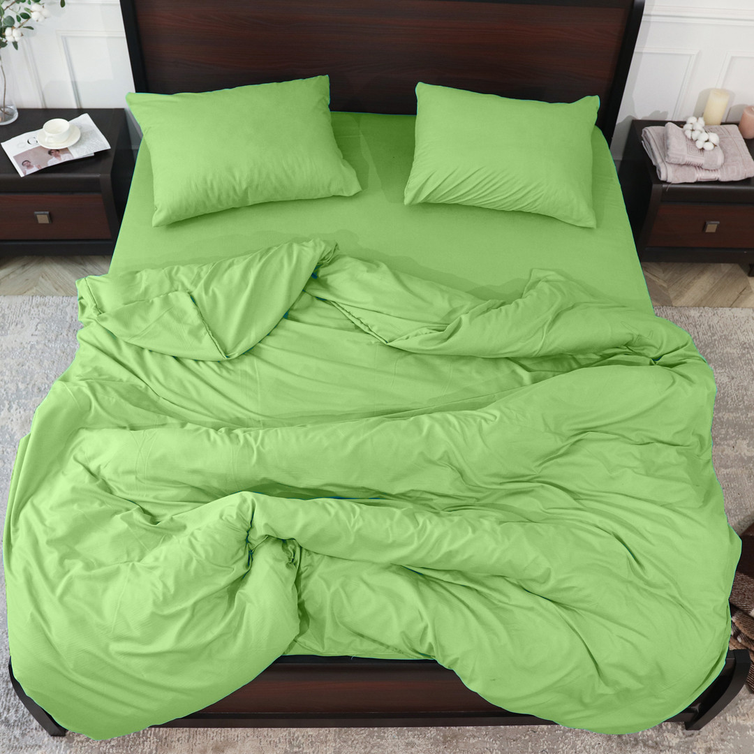 Сімейний набір постільної білизни 240*220 із мікрофібри №200237 Черешенка™