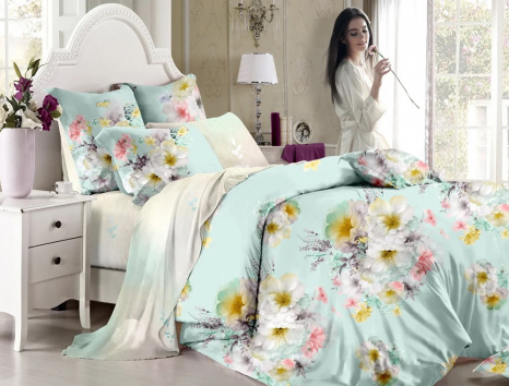 Ткань для постельного белья Сатин S12-1A (60м)