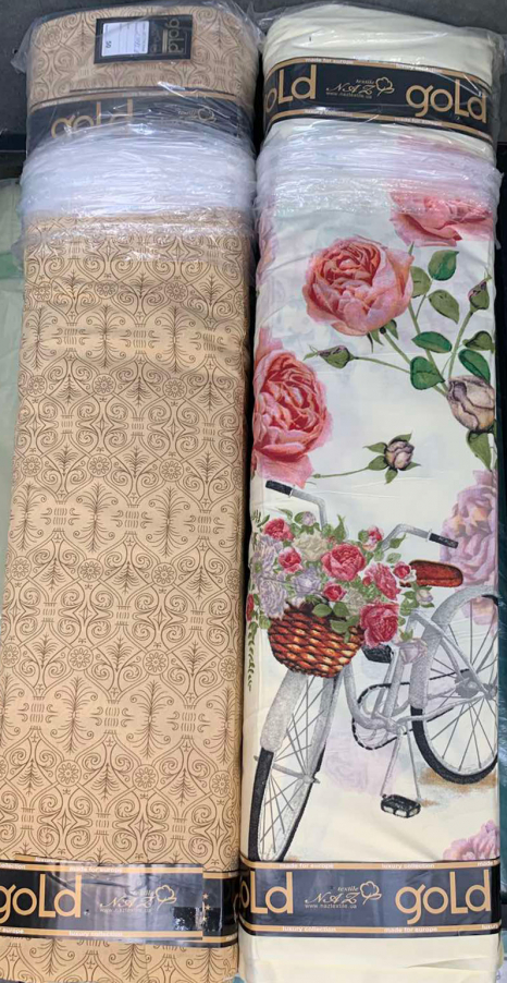 Ткань для постельного белья Бязь "Gold" Lux GL7783 (A+B) - (50м+50м)