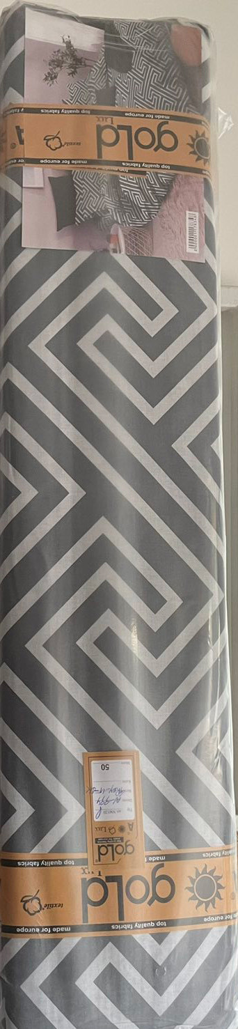 Ткань для постельного белья Бязь "Gold" Lux GL3328grey