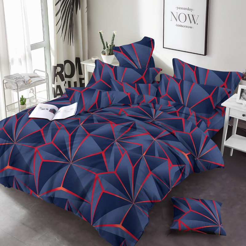 Ткань для постельного белья Бязь "Gold" Lux GL3547blue