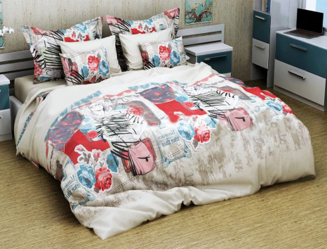 Тканина для постільної білизни Бязь "Gold" Lux GL4035