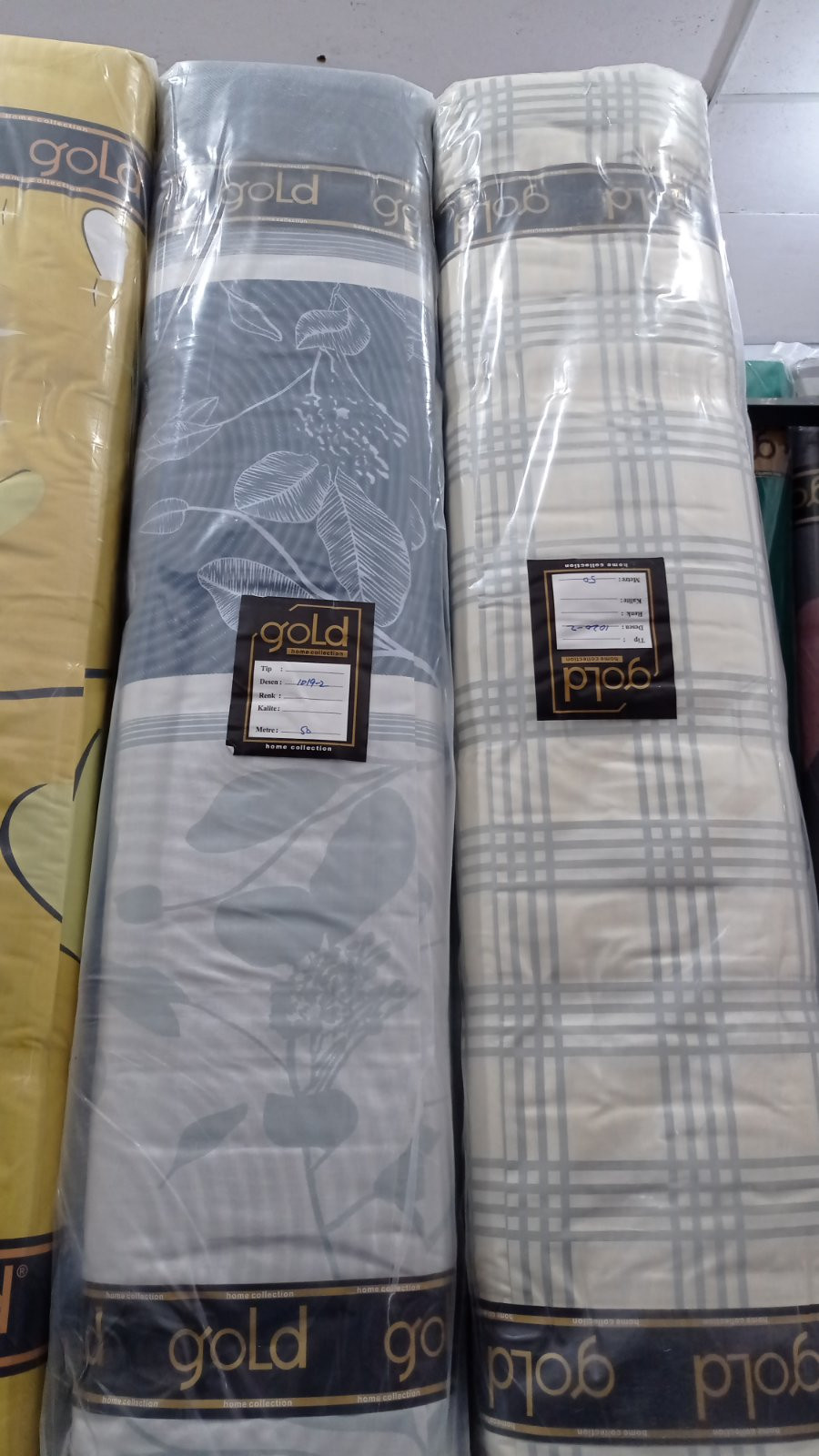 Ткань для постельного белья Бязь "Gold" Lux GL1765-blue (A+B) - (50м+50м)