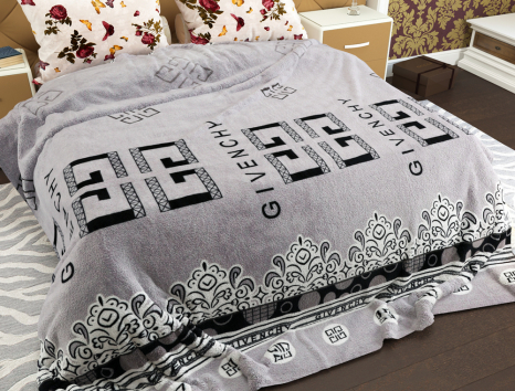 Полуторний флісовий плед №33559