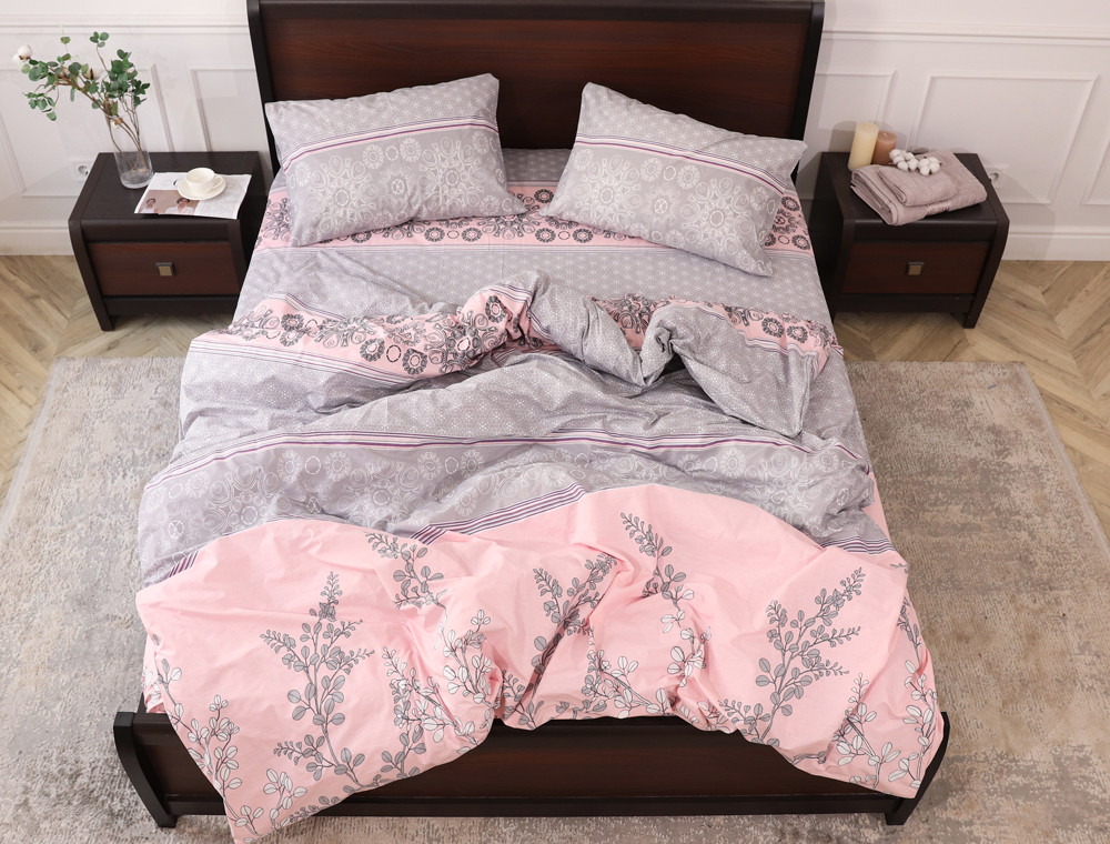 Полуторный набор постельного белья 150*220 из Бязи "Gold" №15506 Черешенка™