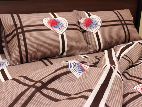 Двоспальний набір постільної білизни 180*220 із Бязі "Gold" №157544 Черешенка™