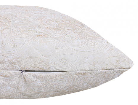 Подушка стьобана на блискавці 70*70 мікрофібра/холлофайбер №7070-14