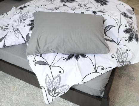 Полуторний набір постільної білизни 150*220 із Бязі "Gold" №151407AB Черешенка™