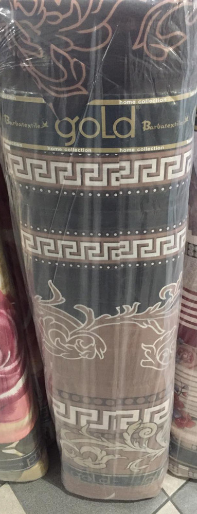 Тканина для постільної білизни Бязь "Gold" "Темний і молочний шоколад" GLL0668