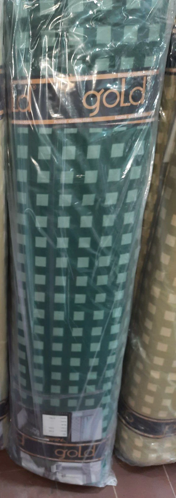 Тканина для постільної білизни Бязь "Gold" Lux GL3695green