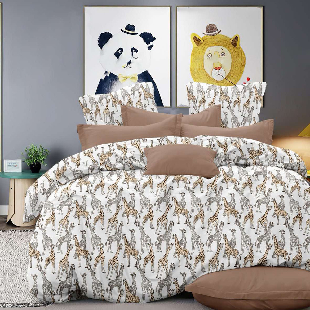 Тканина для постільної білизни Бязь "Gold" Lux дитяча GL16500brown