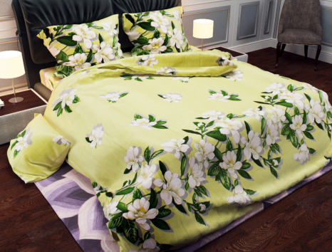 Ткань для постельного белья Бязь "Gold" Lux GL052 (A+B) - (50м+50м)