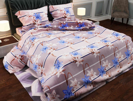 Двоспальний набір постільної білизни 180*220 із Бязі "Gold" №157134 Черешенка™