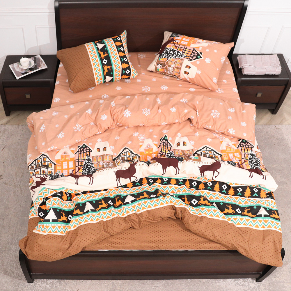 Евро макси набор постельного белья 200*220 из Бязи "Gold" №151628 Черешенка™