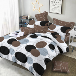 Тканина для постільної білизни Бязь "Gold" GLL1938-gold (A+B) - (50м+50м)