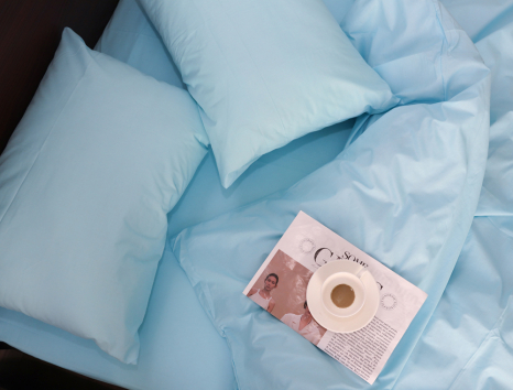 Євро-максі набір однотонної постільної білизни 200*220 із Бязі "Gold" №155525 Черешенка™