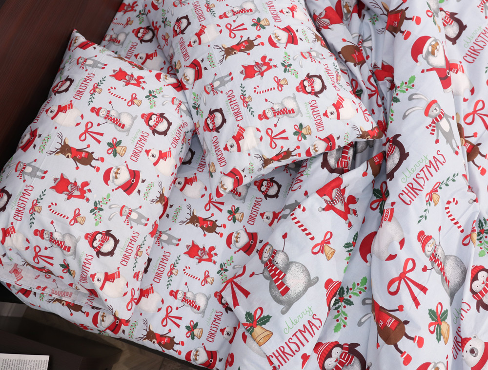 Полуторный набор постельного белья 150*220 из Бязи "Gold" №153474AB Черешенка™