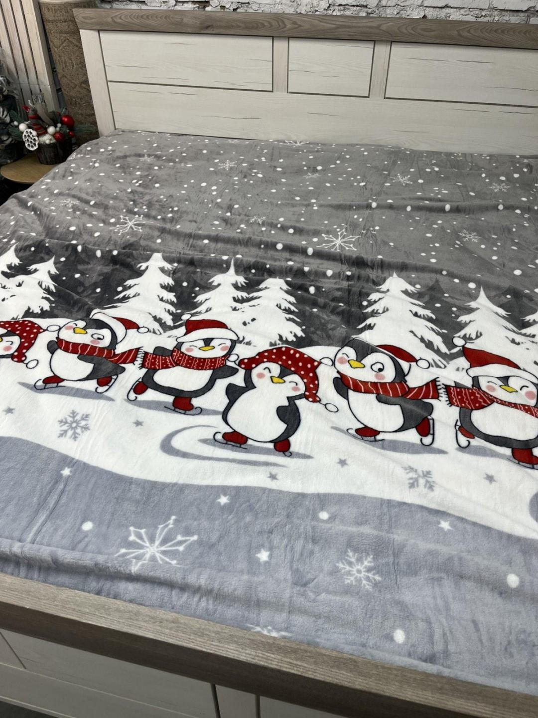 Полуторний флісовий плед №33103