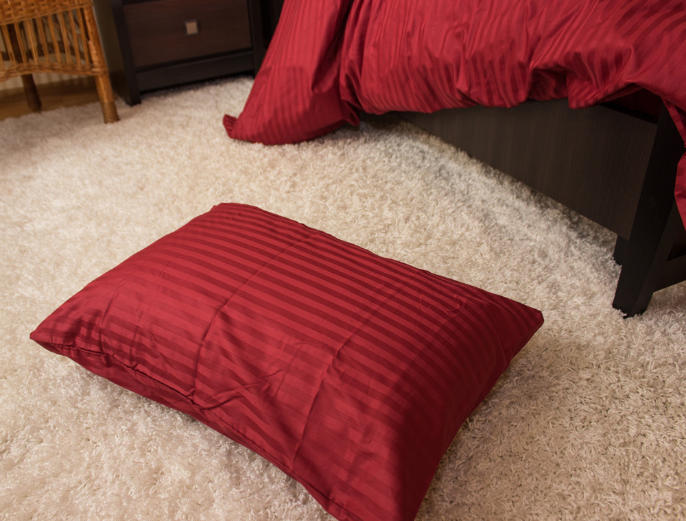 Сімейний набір постільної білизни зі Страйп Сатину №541758 KRISPOL™