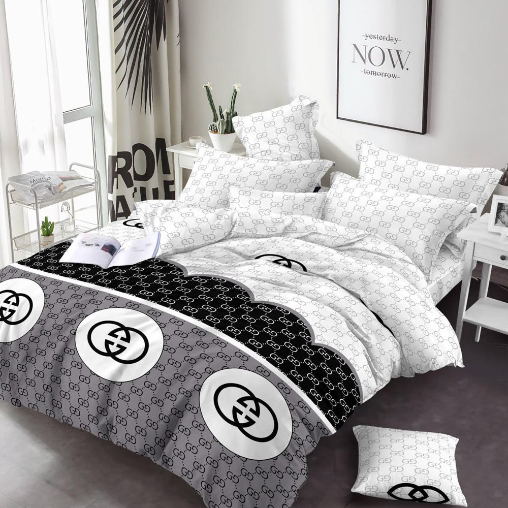 Ткань для постельного белья Бязь "Gold" Lux GL1819Grey