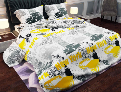 Тканина для постільної білизни Бязь "Gold" Lux GL827