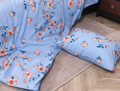 Сімейний набір постільної білизни із Бязі "Gold" №155242 Черешенька™