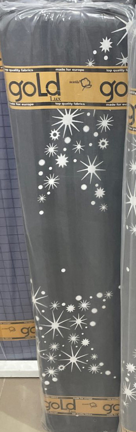 Тканина для постільної білизни Бязь "Gold" Lux GL11280Dk grey