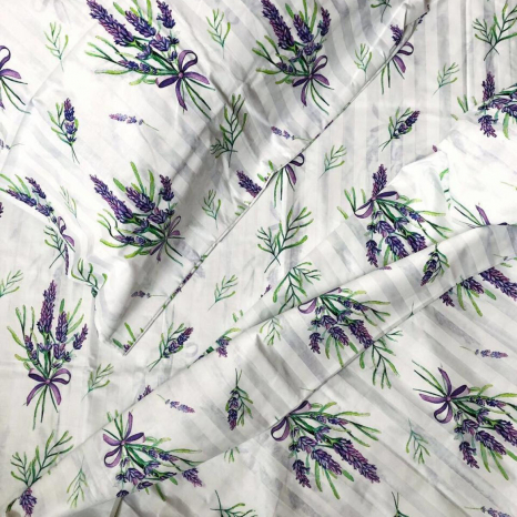 Тканина для постільної білизни Бязь "Gold" Lux "Букет люпинів" GL3844
