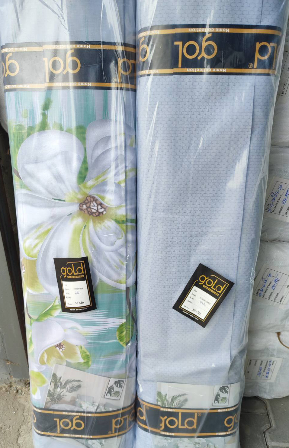 Ткань для постельного белья Бязь "Gold" Lux GL50645 (A+B) - (50м+50м)