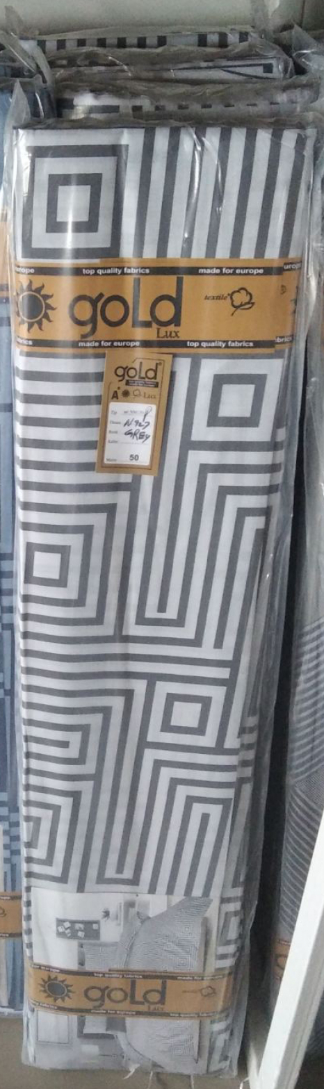 Ткань для постельного белья Бязь "Gold" Lux GL3632grey