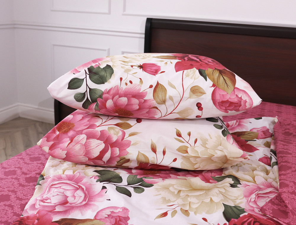 Полуторный набор постельного белья 150*220 из Бязи "Gold" №158363AB Черешенка™